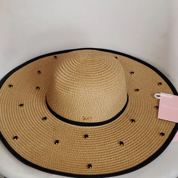 Juicy Couture ❤️NWT❤️ Wide Brimmed Jeweled Hat!❤️❤️❤️ - Picture 6 of 13